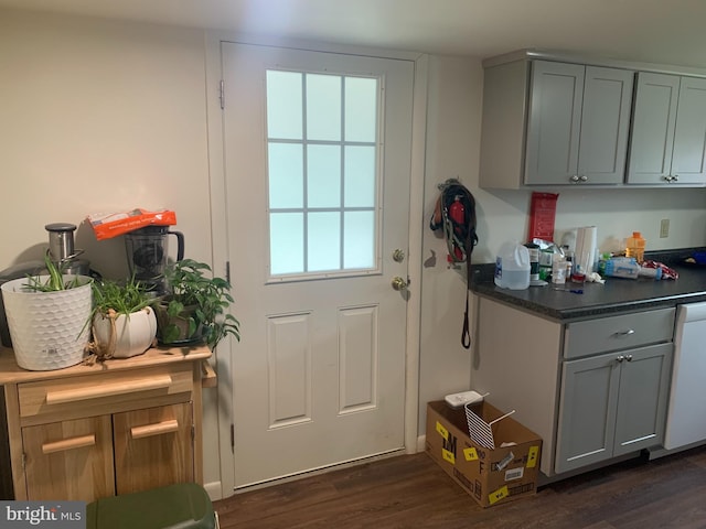 145 Grove St, Howard, PA 16841 - doorway to outside with dark wood finished floors