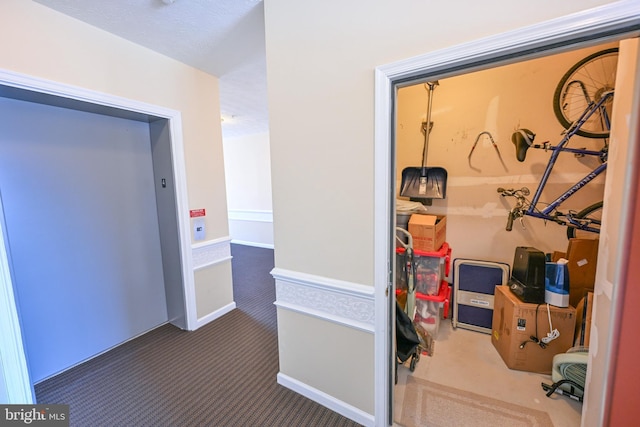 4501 Talcott Ter Unit Q, Perry Hall, MD 21128 - hallway with carpet floors