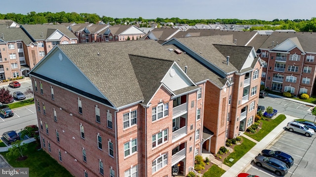4501 Talcott Ter Unit Q, Perry Hall, MD 21128 - bird's eye view with a residential view