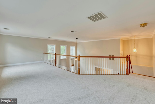 15201 Weiskopf Ct, Haymarket, VA 20169 - carpeted empty room with crown molding and baseboards