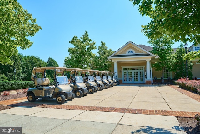 15201 Weiskopf Ct, Haymarket, VA 20169 - view of vehicle parking with french doors