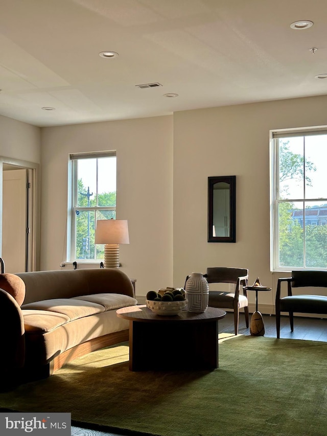 770 Park Rd NW Unit 201, Washington, DC 20010 - living room featuring plenty of natural light and recessed lighting