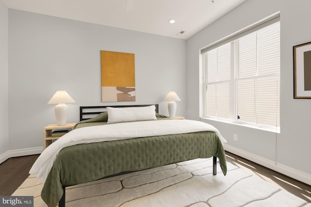 770 Park Rd NW Unit 201, Washington, DC 20010 - bedroom with baseboards and recessed lighting