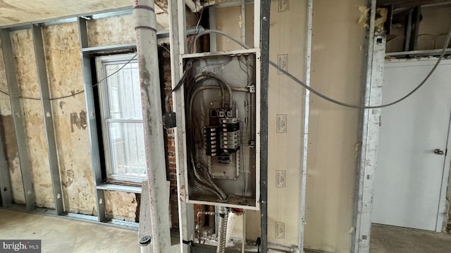 utility room with electric panel