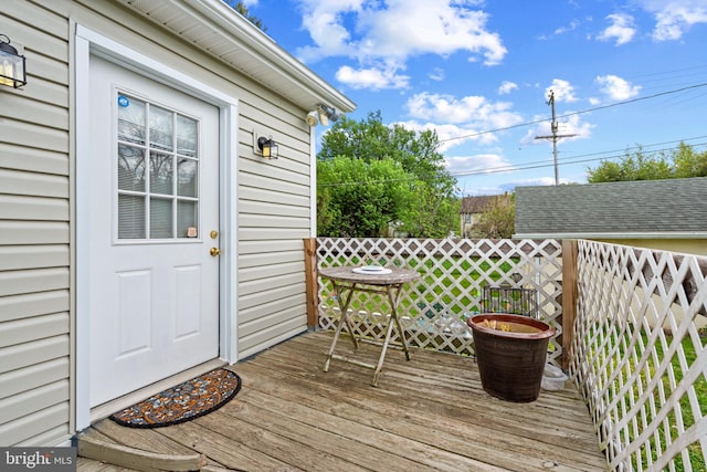 view of deck