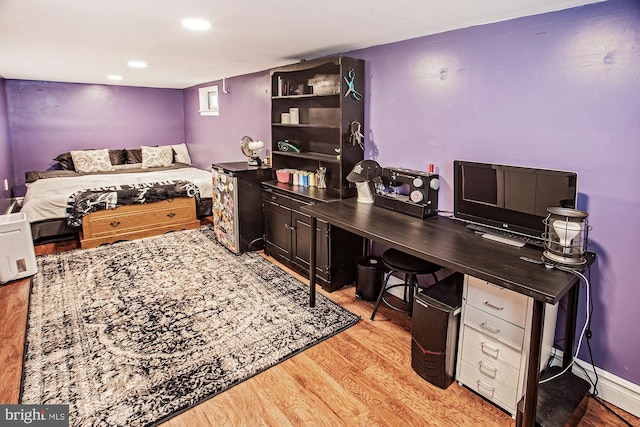 103 Dunn Ln, Pennsville, NJ 08070 - bedroom with light wood-type flooring and recessed lighting