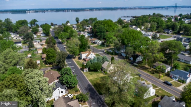 103 Dunn Ln, Pennsville, NJ 08070 - aerial view with a water view and a residential view