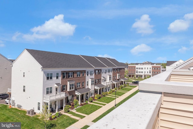 exterior space featuring a residential view