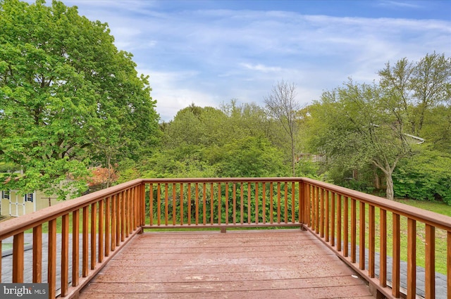 view of deck