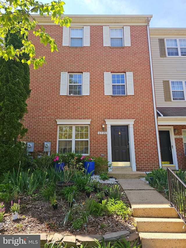 multi unit property with brick siding