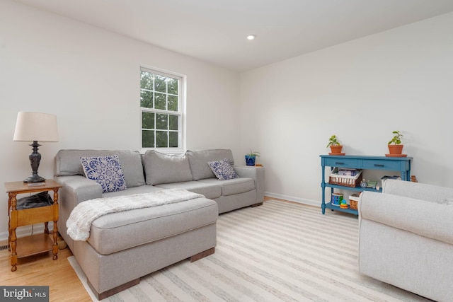 6126 Quiet Times, Columbia, MD 21045 - living room with baseboards, recessed lighting, and light wood-style floors
