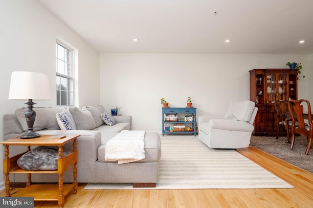 6126 Quiet Times, Columbia, MD 21045 - living area featuring wood finished floors and recessed lighting