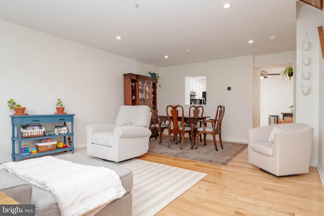 6126 Quiet Times, Columbia, MD 21045 - living area with light wood finished floors, recessed lighting, and baseboards