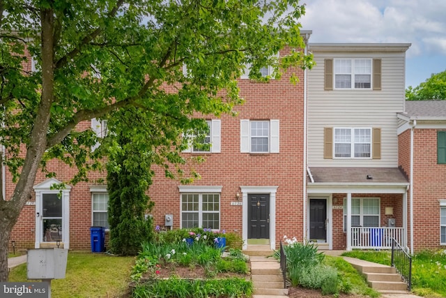 6126 Quiet Times, Columbia, MD 21045 - multi unit property with brick siding and covered porch
