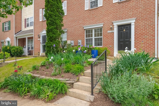 6126 Quiet Times, Columbia, MD 21045 - doorway to property with brick siding