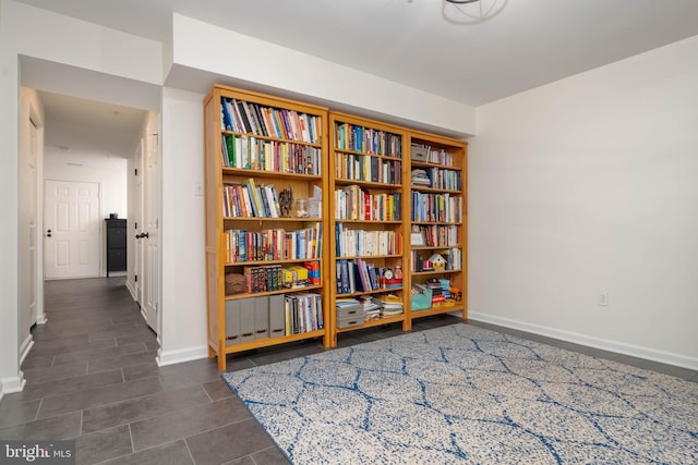 6126 Quiet Times, Columbia, MD 21045 - sitting room featuring baseboards and dark tile patterned flooring