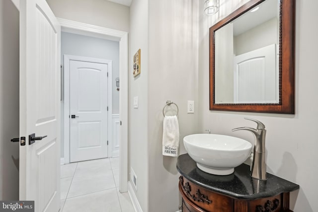 3357 Huntingdon Pike, Huntingdon Valley, PA 19006 - bathroom with tile patterned flooring, baseboards, and vanity