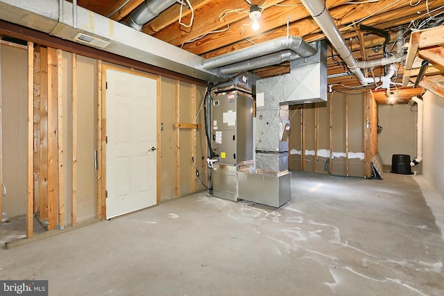 13407 Brookfield Dr, Chantilly, VA 20151 - unfinished basement with heating unit