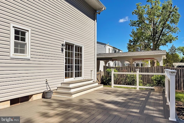 13407 Brookfield Dr, Chantilly, VA 20151 - deck featuring fence