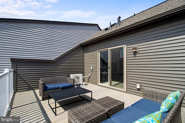 6816 Mathews Rd, Bryans Road, MD 20616 - wooden deck with outdoor lounge area