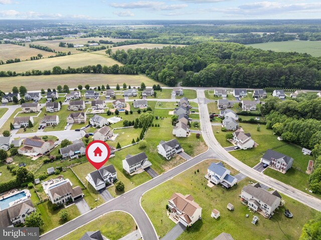 54 Durham Ln, Smyrna, DE 19977 - aerial view of property's location with nearby suburban area