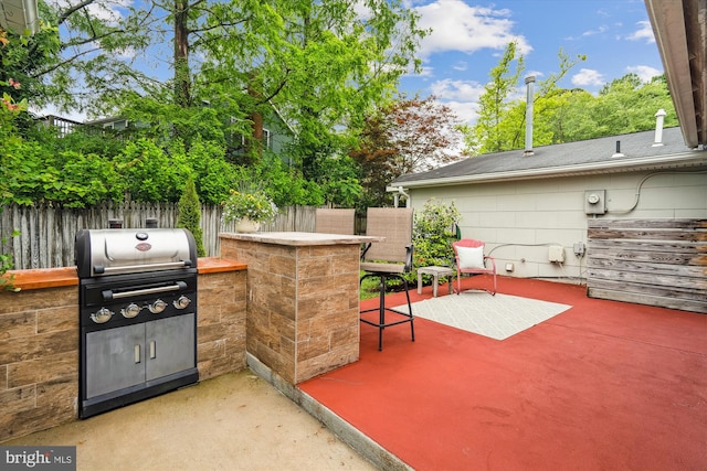 13446 Overbrook Ln, Bowie, MD 20715 - view of patio / terrace with grilling area