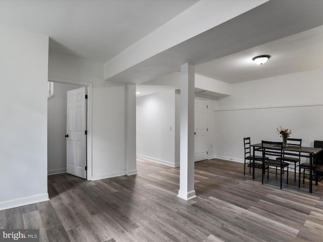74 Red Maple Ln, Harpers Ferry, WV 25425 - finished basement featuring wood finished floors and baseboards