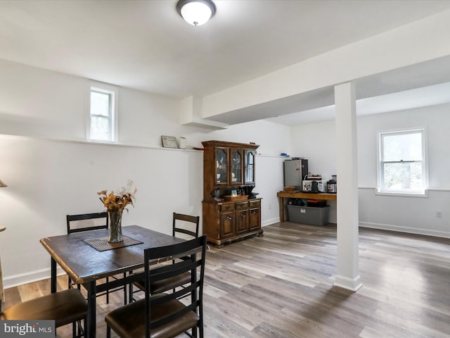 74 Red Maple Ln, Harpers Ferry, WV 25425 - dining room featuring baseboards and wood finished floors