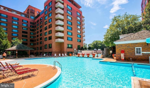 1021 Arlington Blvd Unit 237, Arlington, VA 22209 - community pool featuring a gazebo