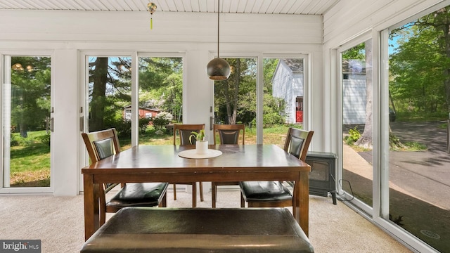 477 Linton Hill Rd, Newtown, PA 18940 - sunroom with carpet