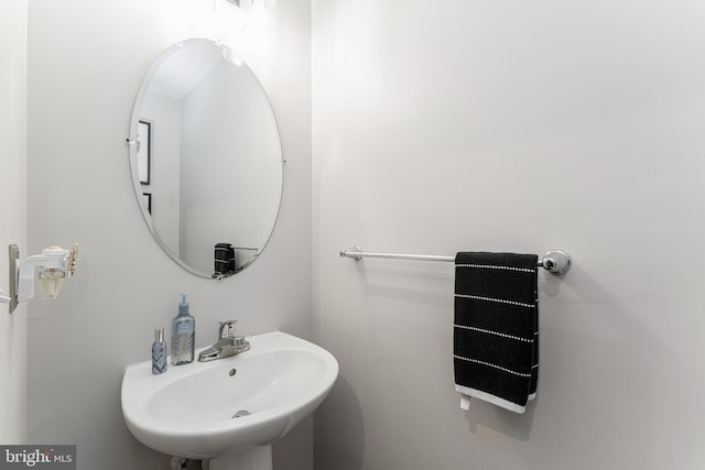 bathroom with a sink