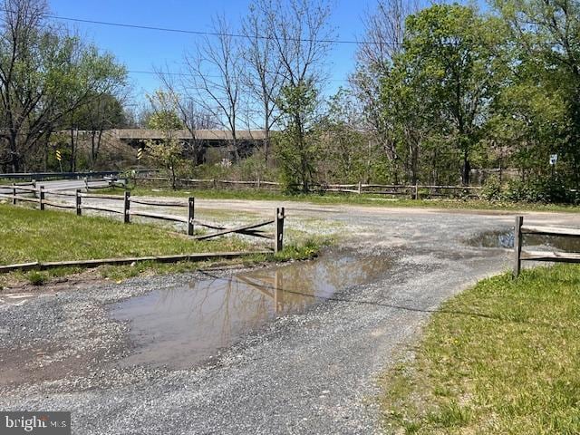 view of road