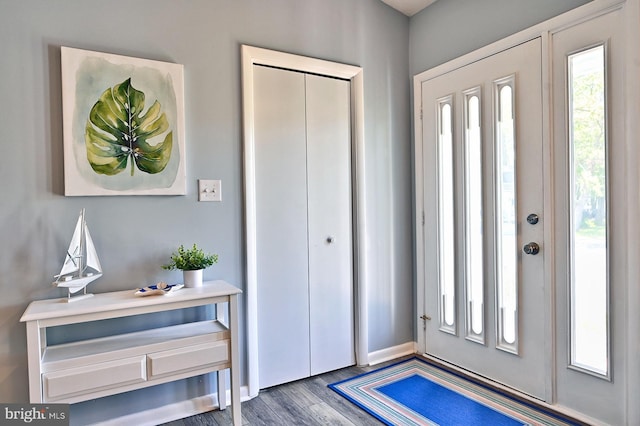 708 Radial Dr, Bethany Beach, DE 19930 - entryway with wood finished floors