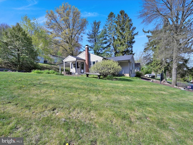 view of yard