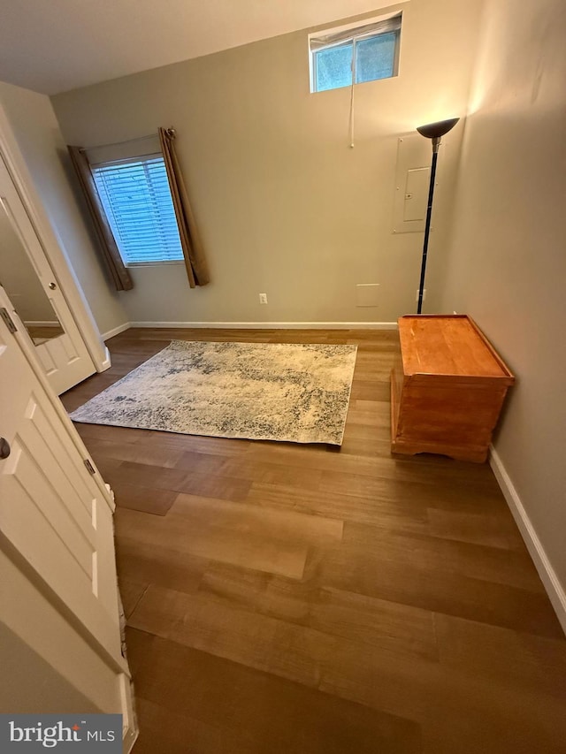 2907 Chinkapin Oak Ln Unit 245, Woodbridge, VA 22191 - unfurnished bedroom with dark wood finished floors and baseboards