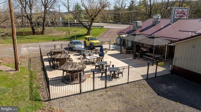 4547 Red Rock Rd, Benton, PA 17814 - view of patio / terrace featuring fence and dirt driveway