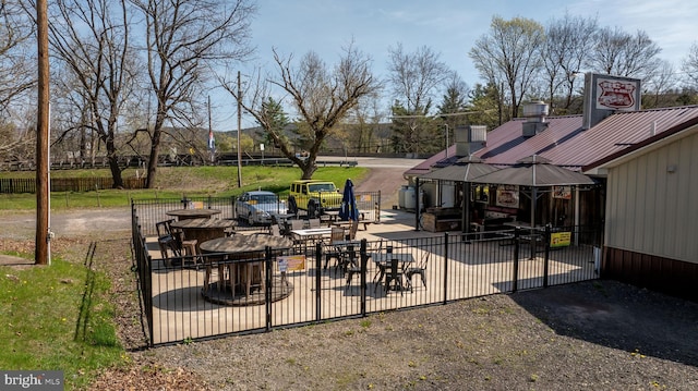 4547 Red Rock Rd, Benton, PA 17814 - view of patio / terrace featuring fence and a gazebo