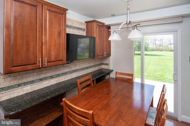 view of dining room