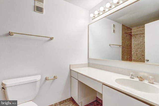 250 President St Unit 308, Baltimore, MD 21202 - bathroom with visible vents, a shower, toilet, and vanity