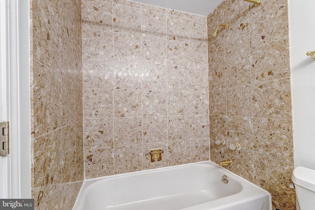 250 President St Unit 308, Baltimore, MD 21202 - bathroom featuring washtub / shower combination and toilet
