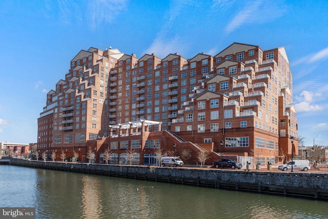 250 President St Unit 308, Baltimore, MD 21202 - view of property with a water view
