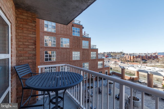 250 President St Unit 308, Baltimore, MD 21202 - view of balcony