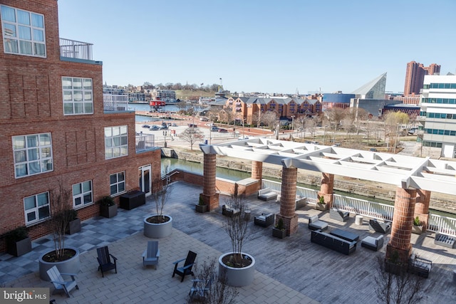 250 President St Unit 308, Baltimore, MD 21202 - exterior space featuring a water view
