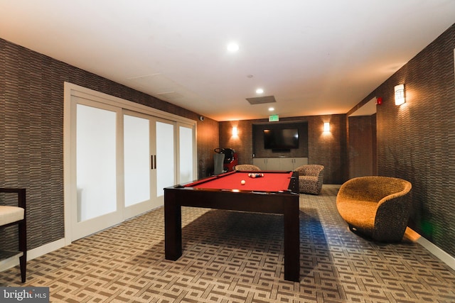 250 President St Unit 308, Baltimore, MD 21202 - playroom featuring billiards
