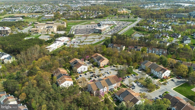 aerial view featuring a residential view
