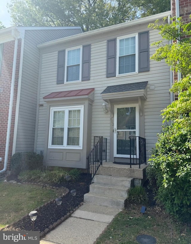 602 Lions Gate Ln, Odenton, MD 21113 - view of front facade with metal roof and a standing seam roof