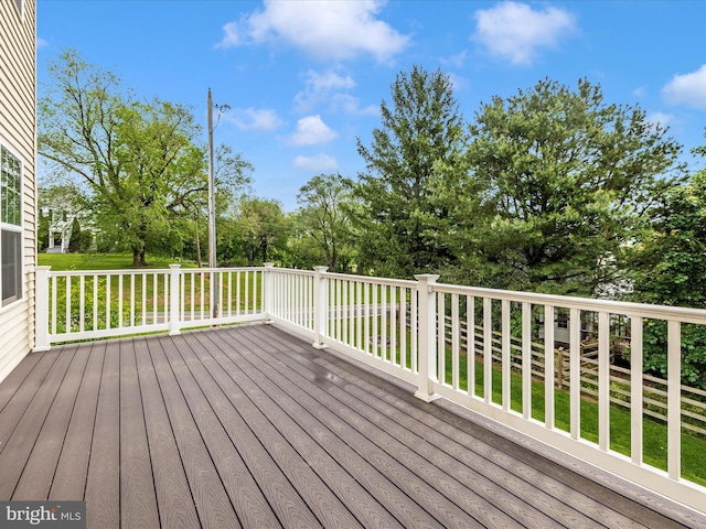 2004 Quandary Dr, Frederick, MD 21702 - view of wooden deck