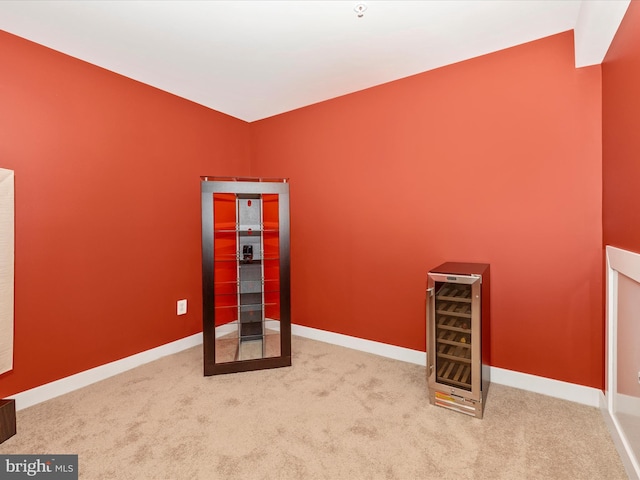 2004 Quandary Dr, Frederick, MD 21702 - unfurnished bedroom with carpet floors, beverage cooler, and baseboards