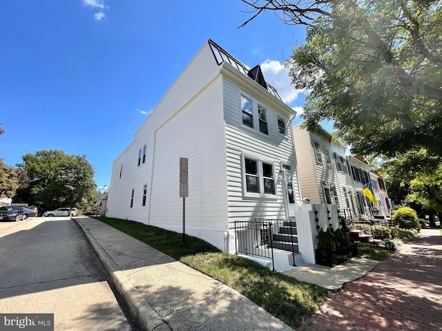 view of property exterior
