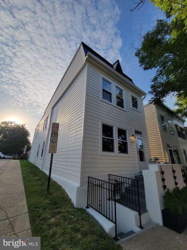 view of side of property